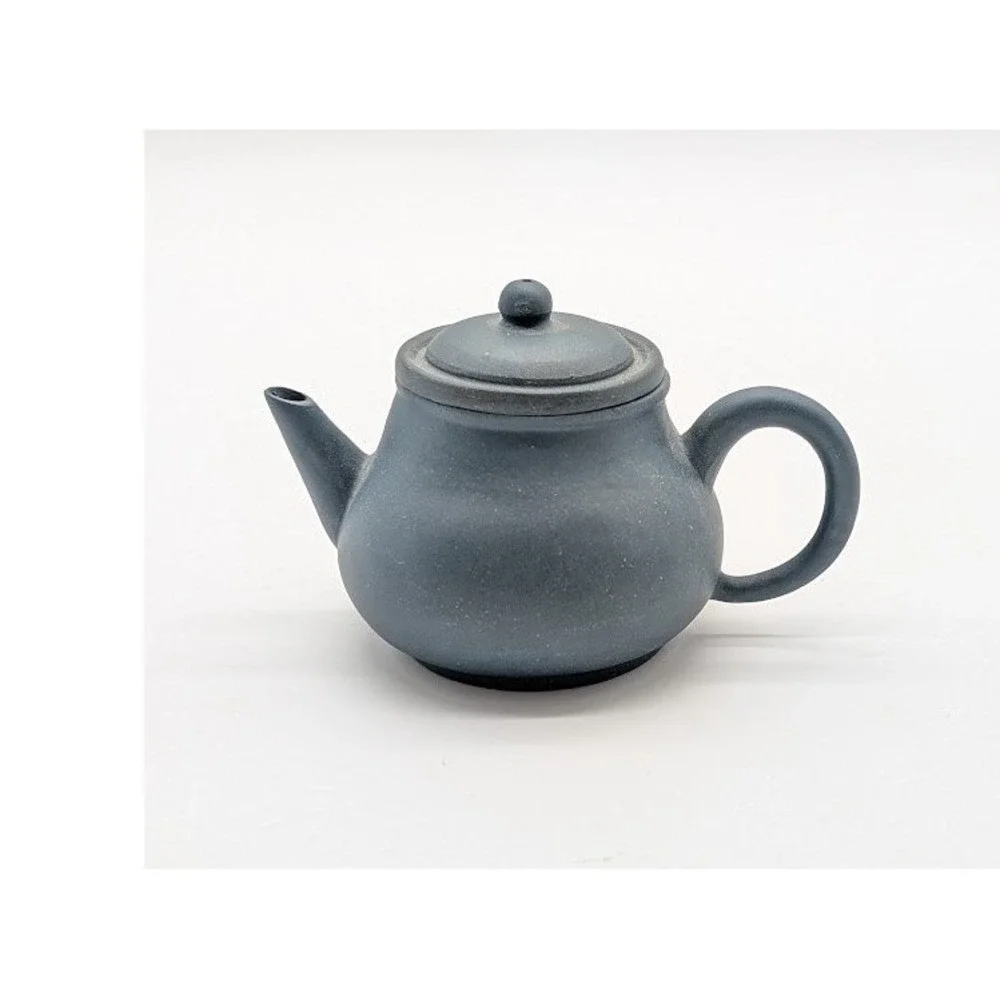 100cc Yixing‎ Zisha Gongfu Shui Ping Blue Clay Teapot 2